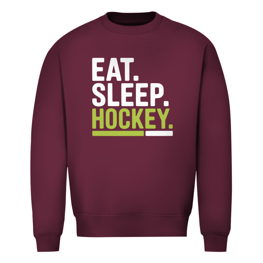 Herren Basic Sweatshirt "Eat.Sleep.Hockey."