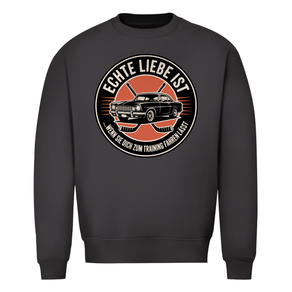 Herren Basic Sweatshirt "Echte Liebe"
