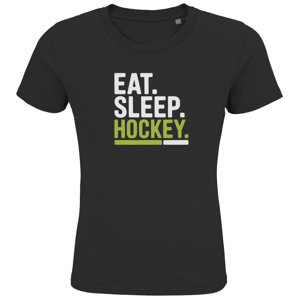 Kids Premium Bio T-Shirt "Eat.Sleep.Hockey"