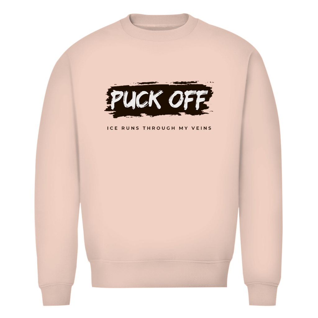Herren Premium Bio Sweatshirt "Puck Off"