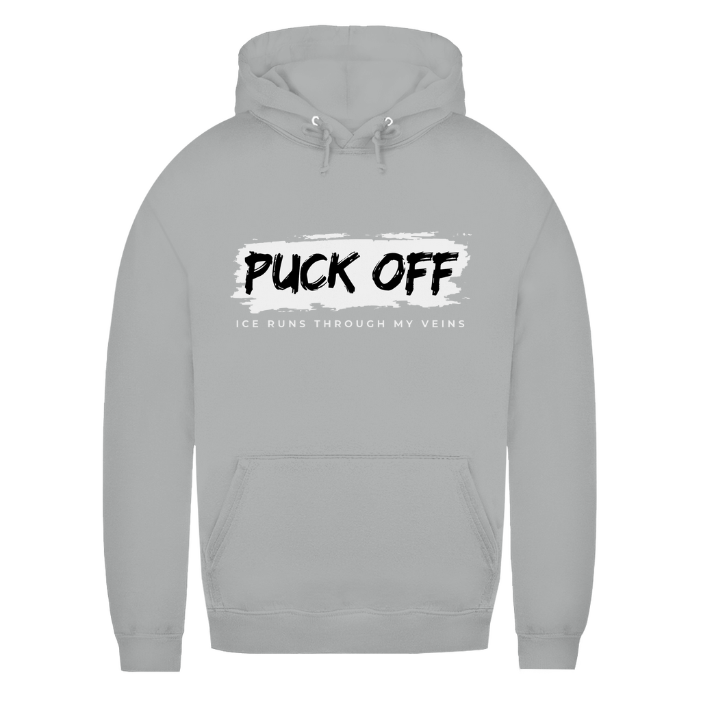 Damen Basic Hoodie "Puck Off"