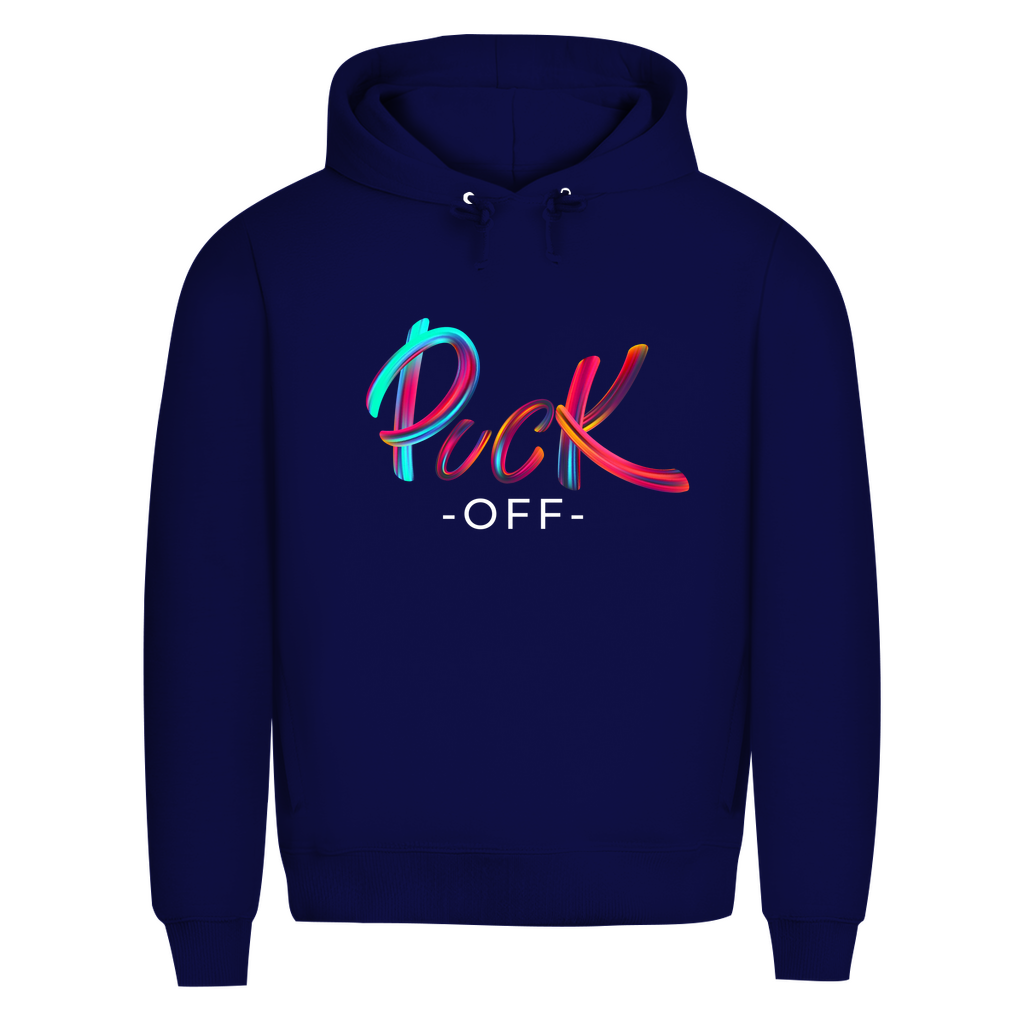 Herren Premium Bio Hoodie "Puck-OFF-"