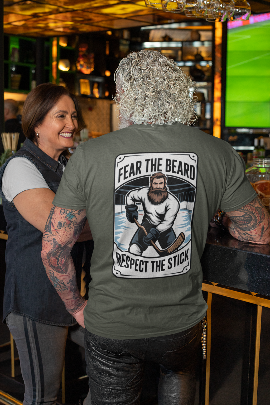 Herren T-Shirt Classic "Fear The Beard"