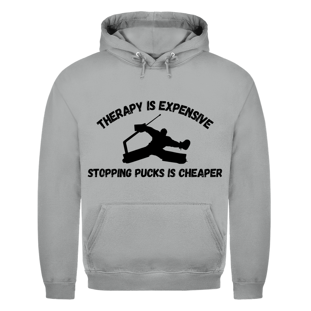 Herren Basic Hoodie "Therapy is Expensive"