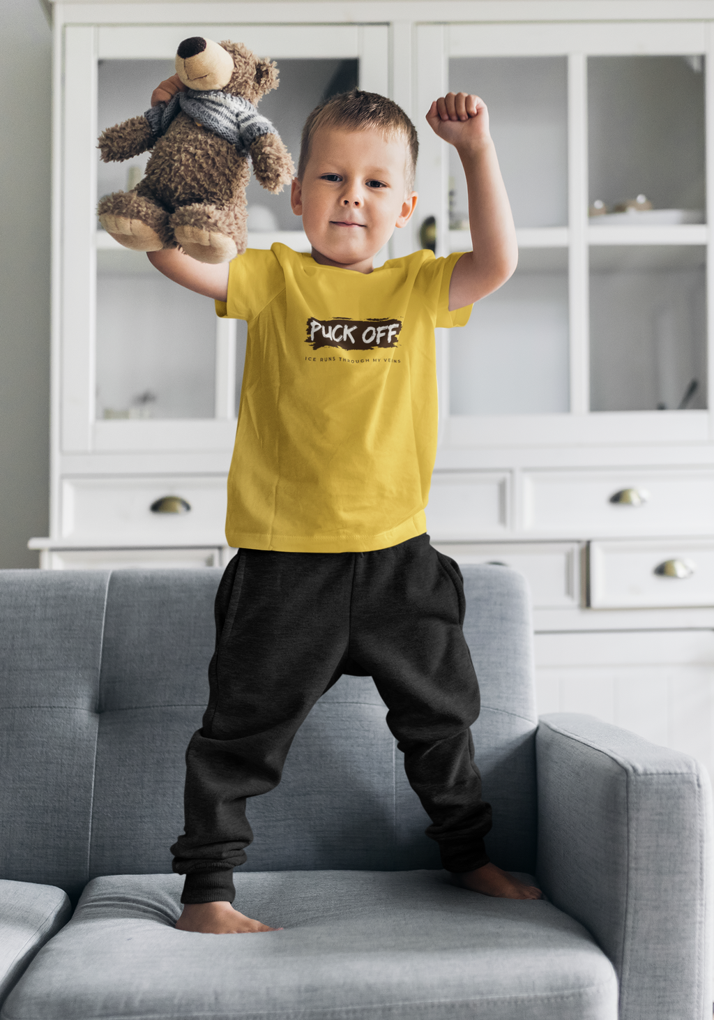 Kids Premium Bio T-Shirt "Puck Off"