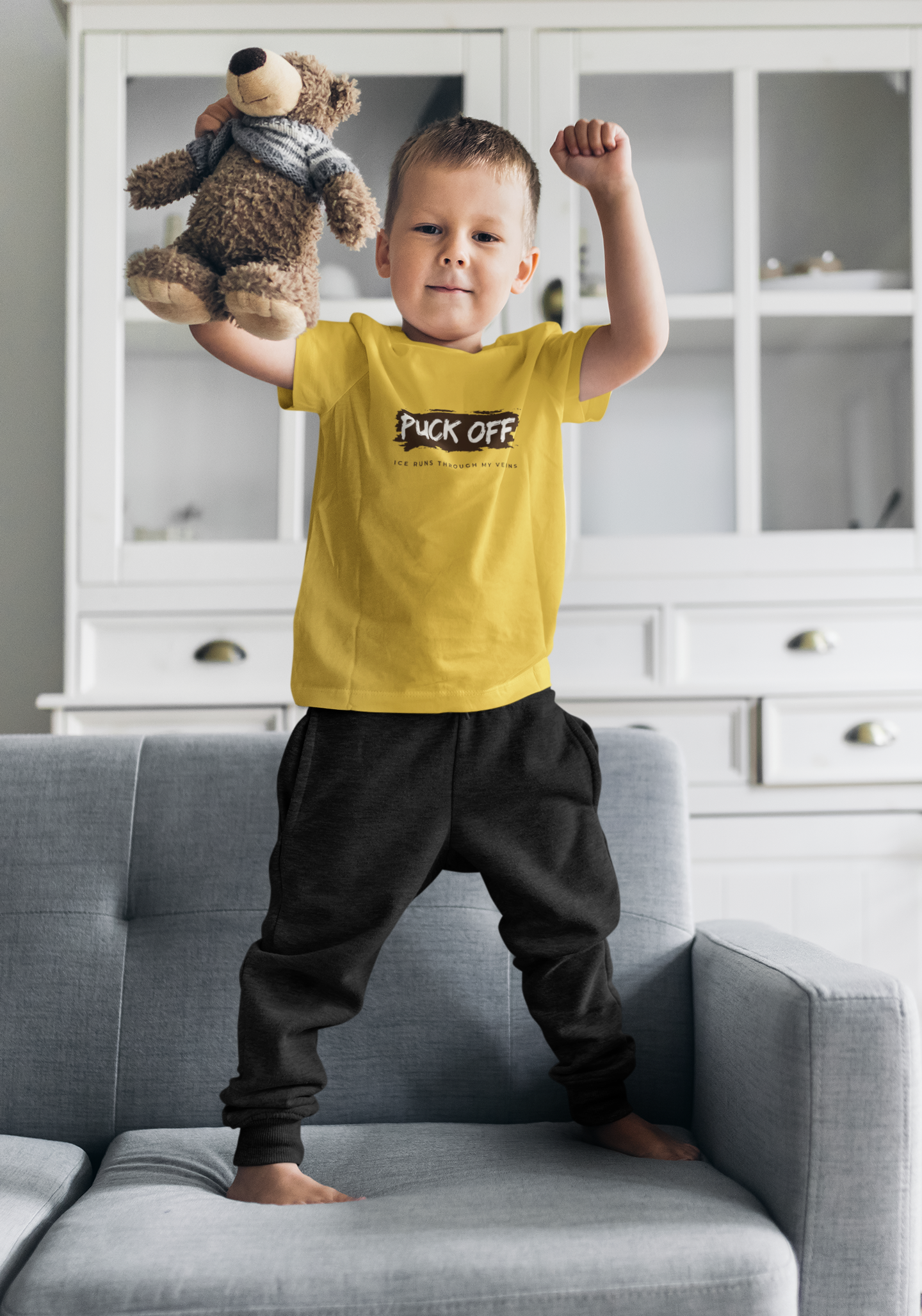 Kids Premium Bio T-Shirt "Puck Off"