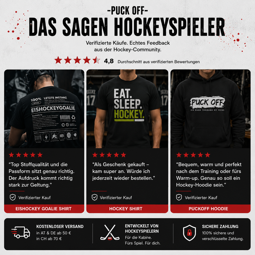 Eishockey Goalie Premium Hoodie