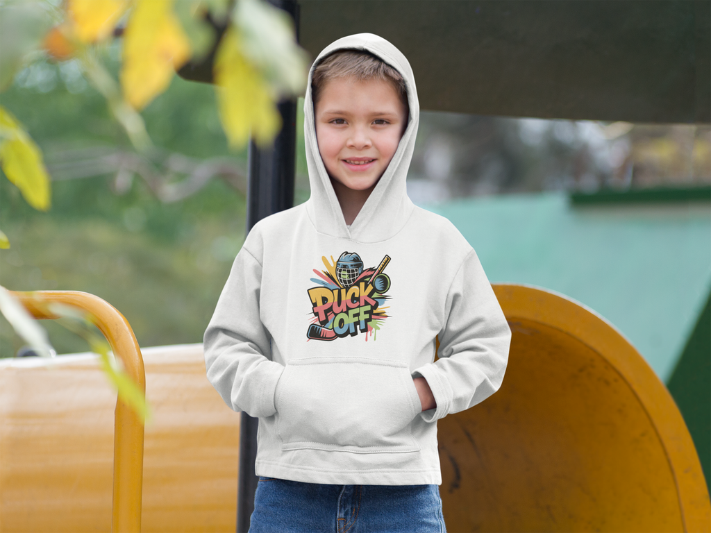 Kinder Premium Bio Hoodie "Puck Off II"