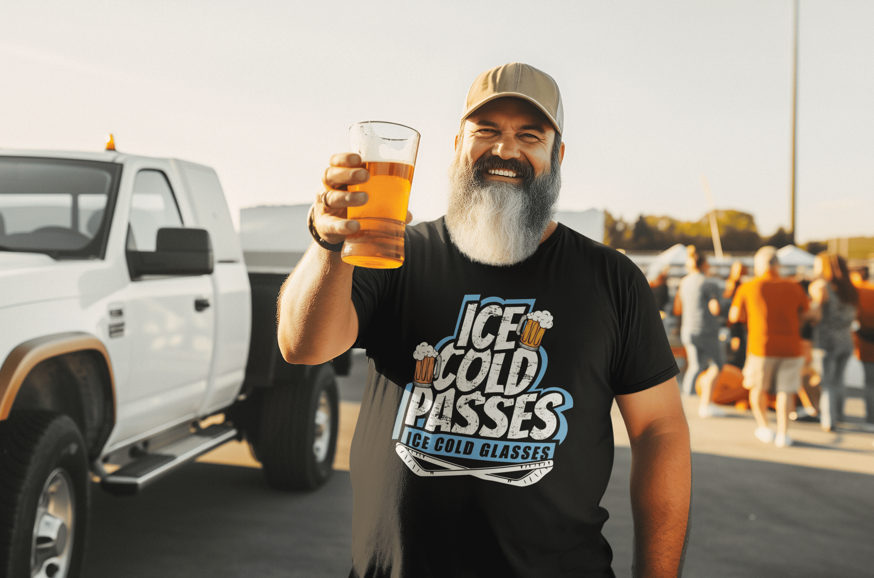 Ice Cold Passes – Hockey T-Shirt für Playmaker & Assist Kings