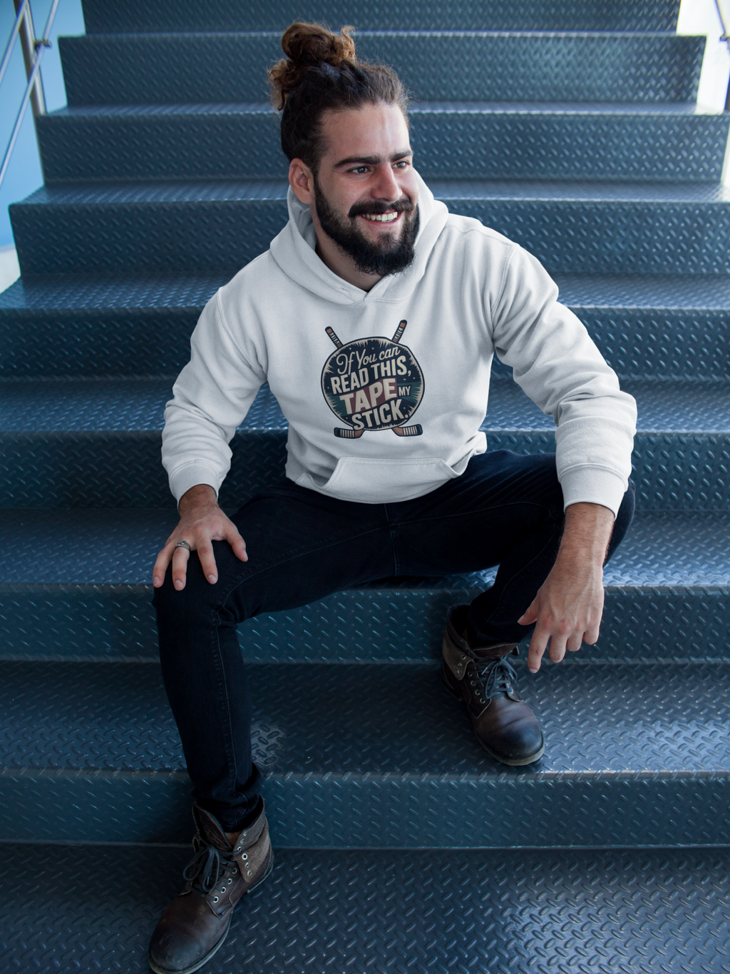 Herren Basic Hoodie "Tape my Stick"