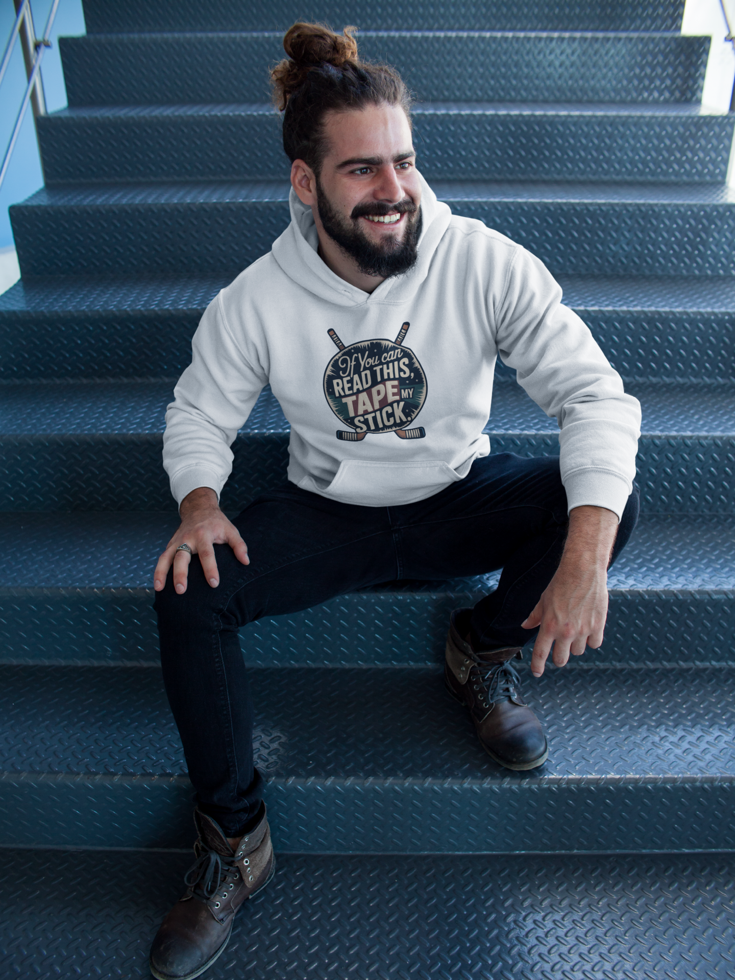 Herren Basic Hoodie "Tape my Stick"