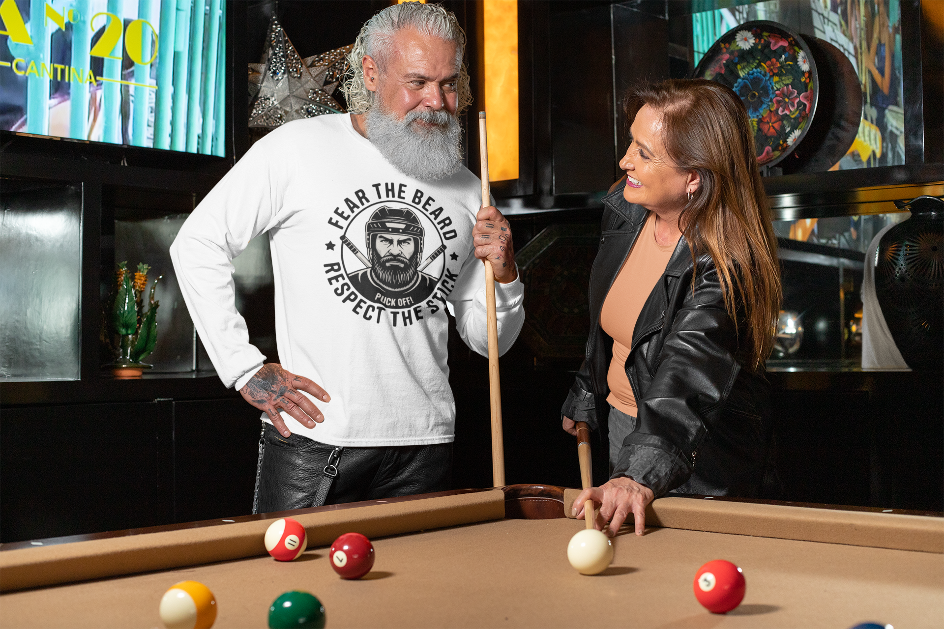 Long Sleeve Classic "Fear The Beard"