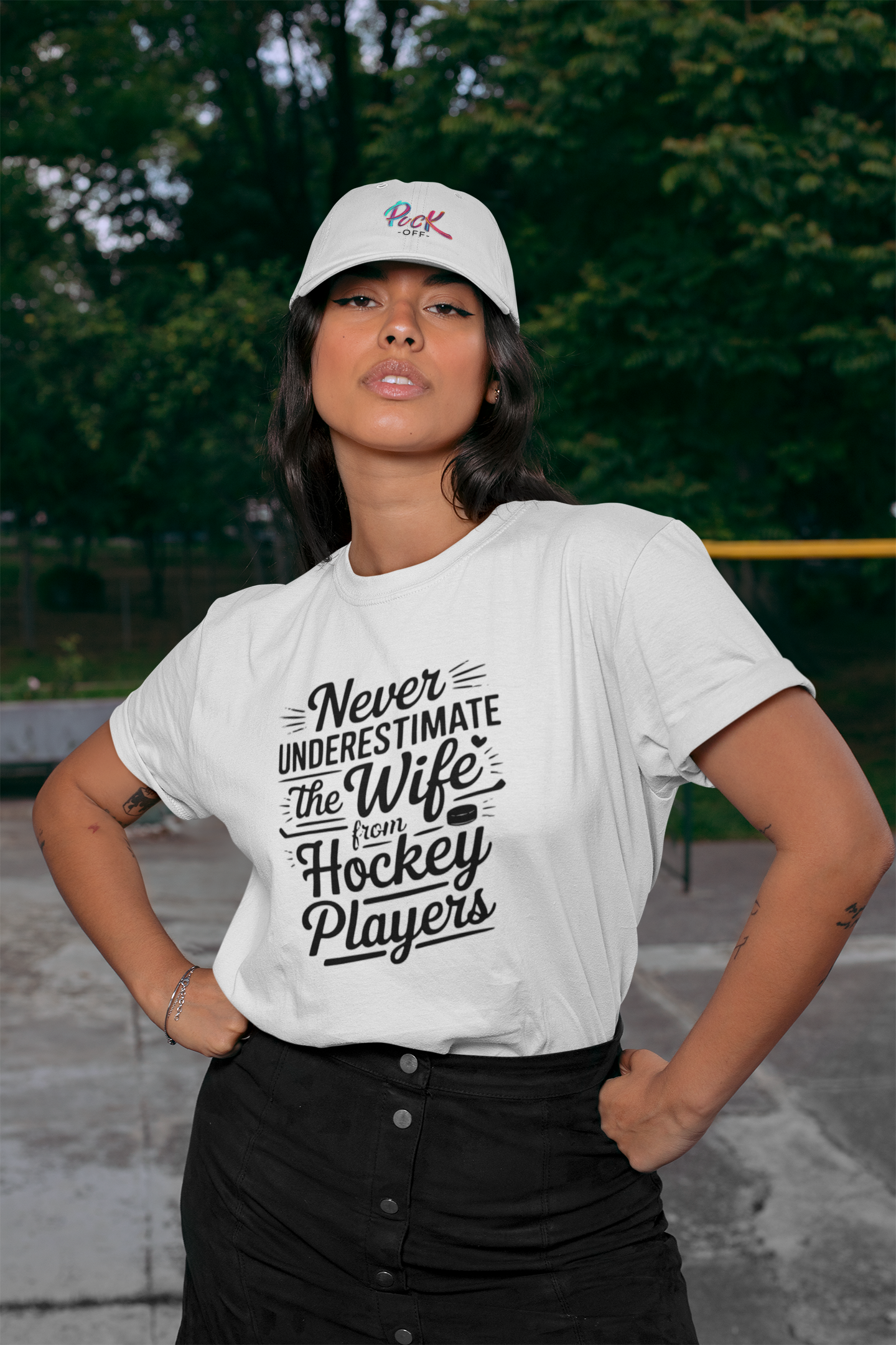 Premium Organic Shirt Women "Never Understimate"