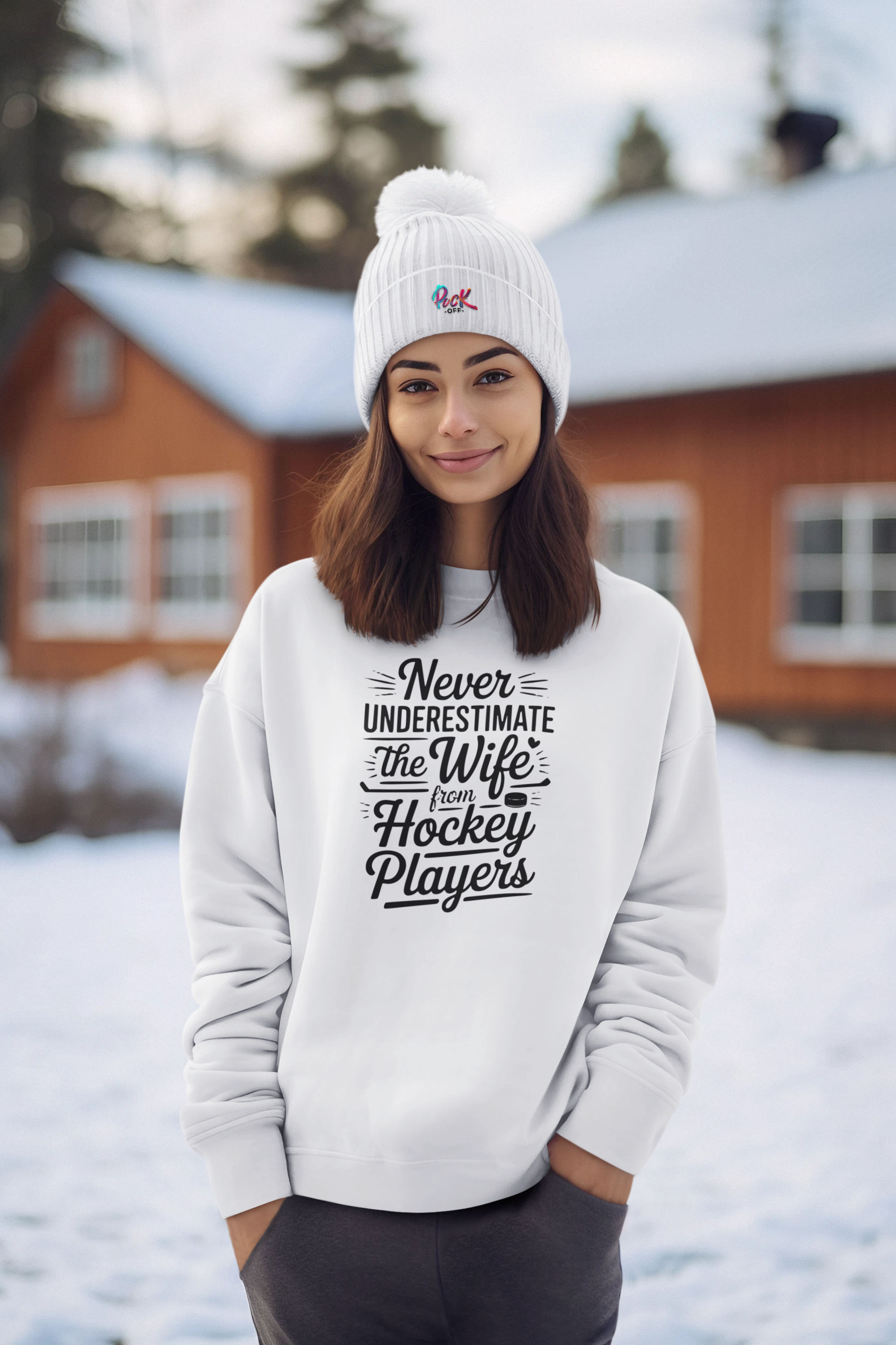 Damen Sweatshirt "Never Underestimate"