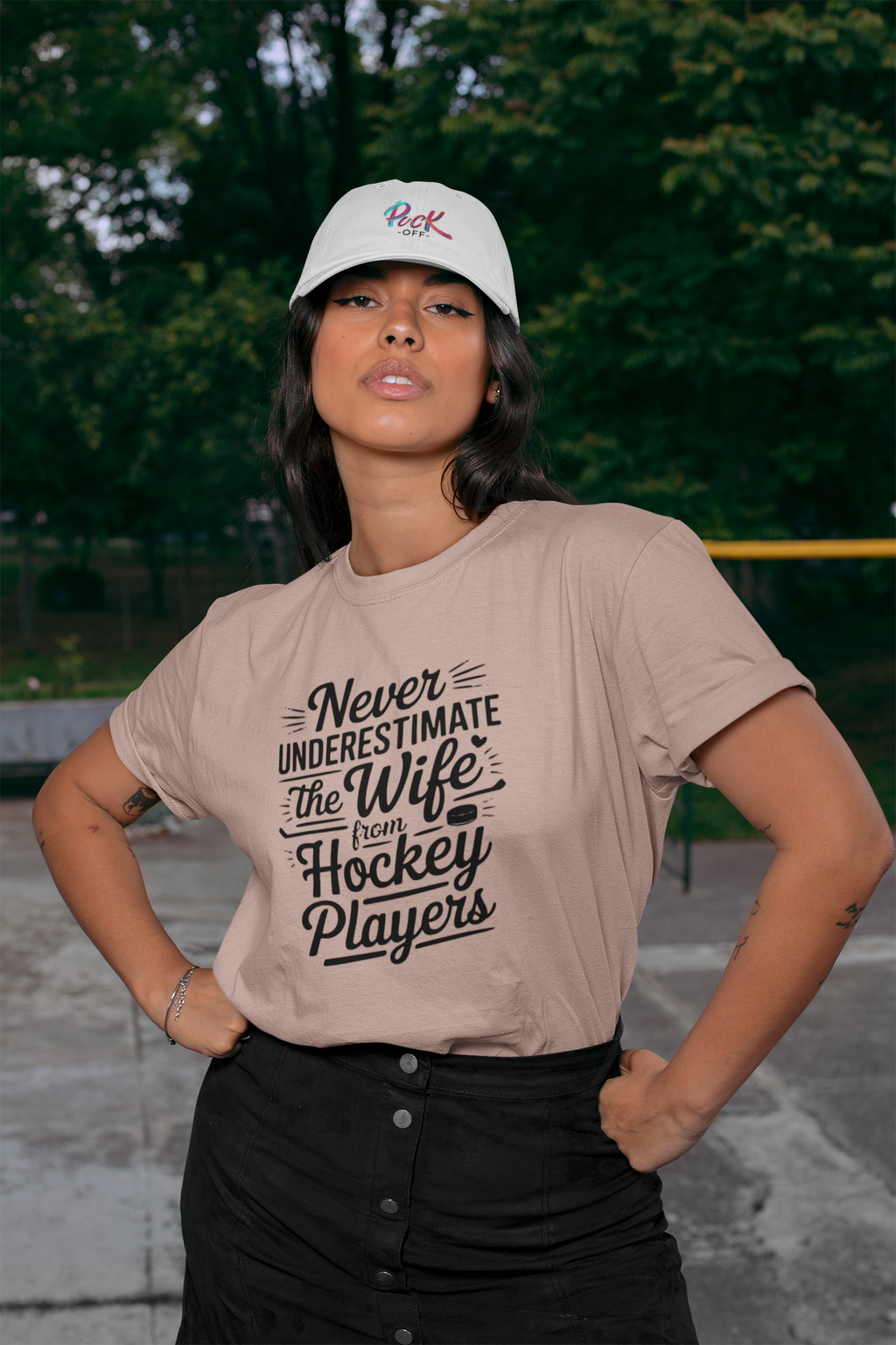Damen Premium Bio T-Shirt "Never Underestimate"