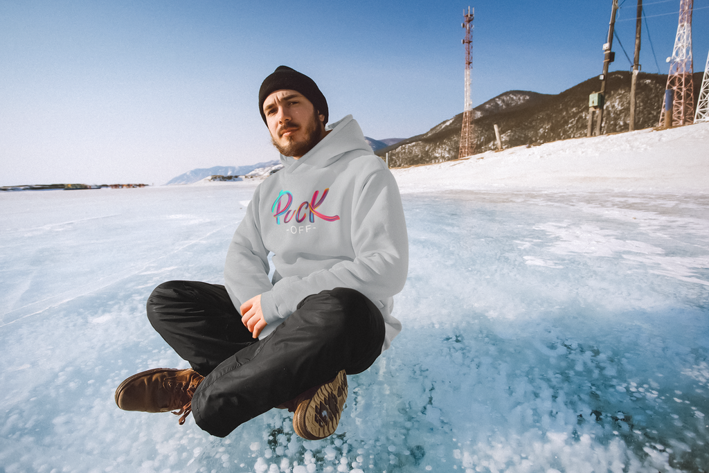 Oversize Hoodie Ohne Kordel "Puck -OFF-"