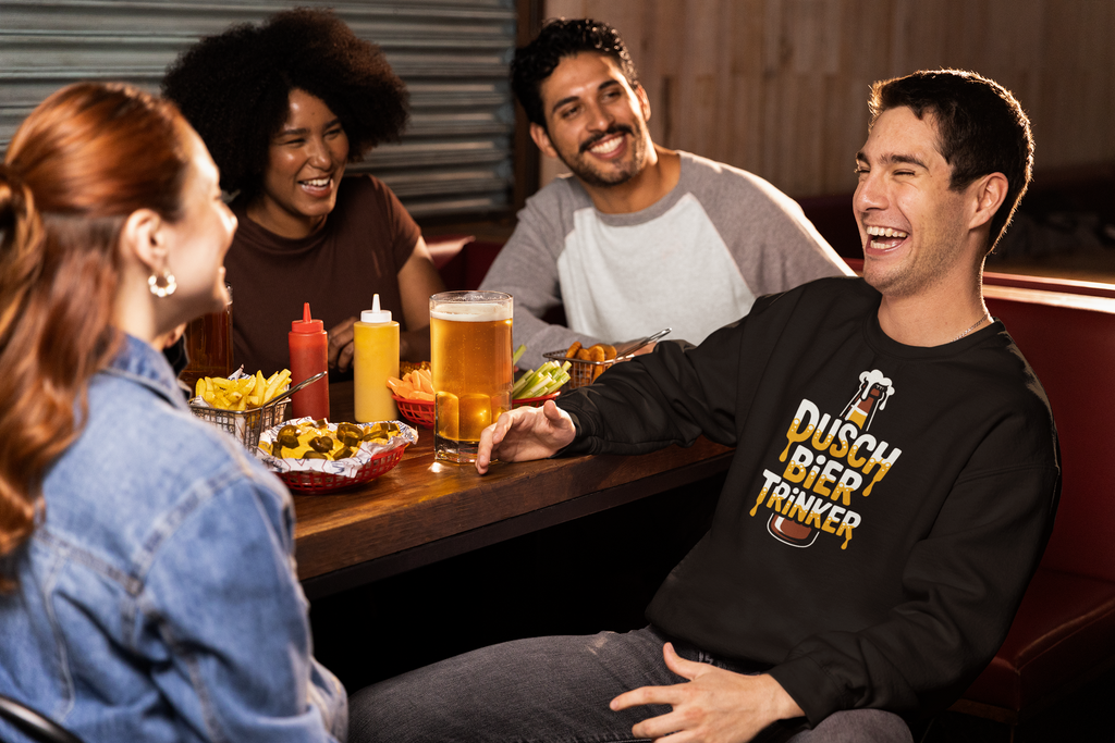 Classic Sweatshirt Herren "Dusch Bier Trinker"
