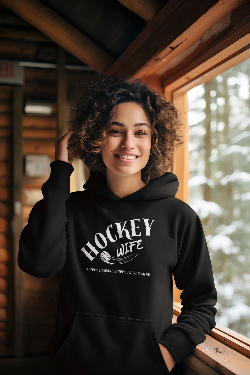 Classic Hoodie "Hockey Wife"