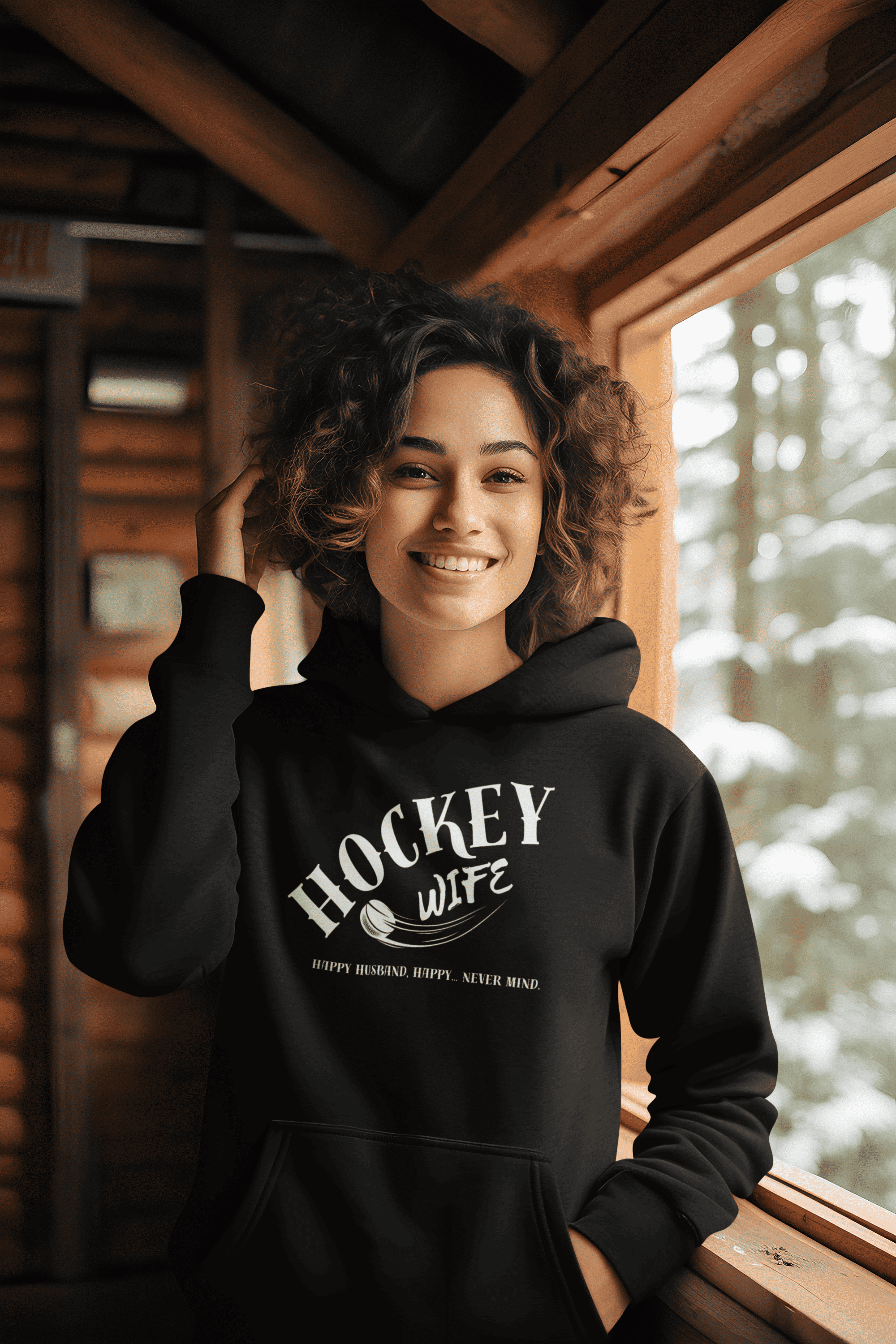 Hockey Wife Hoodie – Damen Hoodie für Game Days & echte Supporterinnen