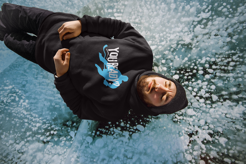 Herren Basic Hoodie "You Ready?"